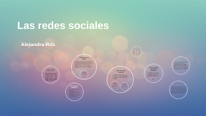 Las redes sociales by Alejandra Alvarez on Prezi