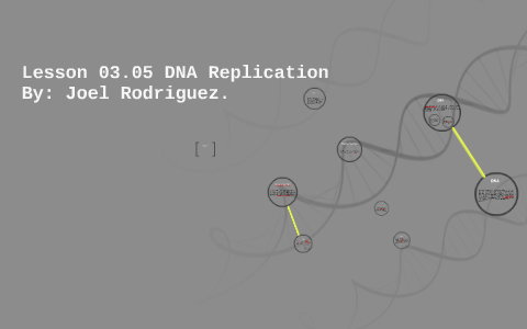 Lesson 03.05 DNA Replication by Joel Rodriguez on Prezi