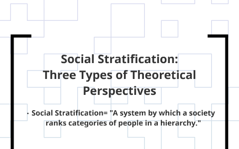 systems of social stratification