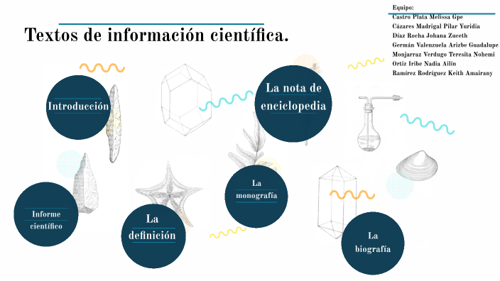 Textos de información científica by Pilar Cazares on Prezi