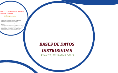 BASES DE DATOS DISTRIBUIDAS by on Prezi