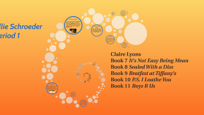 Claire Lyons The Clique Series By Elayna Schroeder