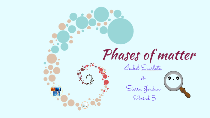 Phases of matter by Sierra Jordan