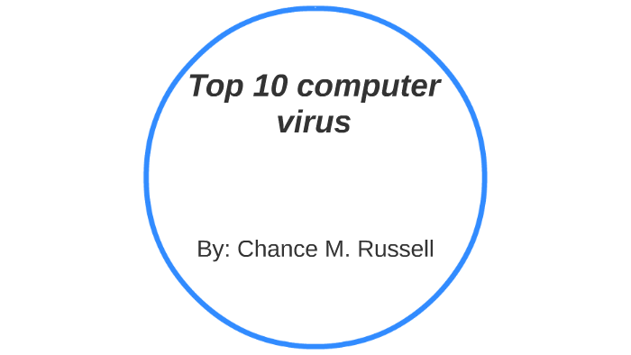 Top 10 computer viruses by Chance Russell