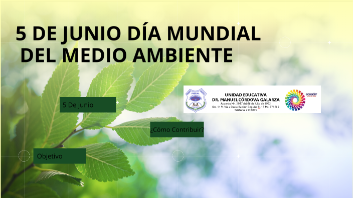 5 de junio Dia mundial del medio ambiente by Anthony Silva on Prezi