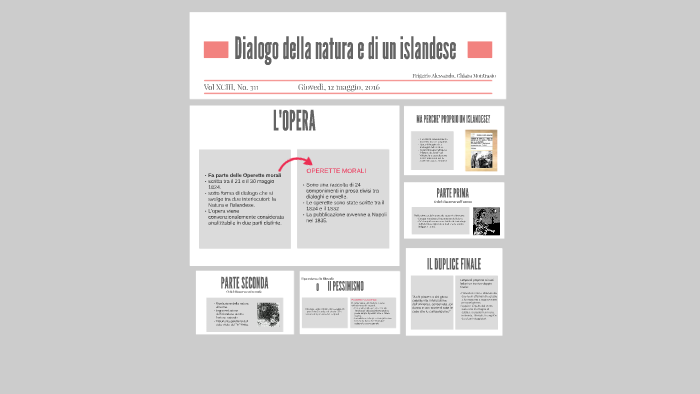 Dialogo Della Natura E Di Un Islandese Esercizi Svolti