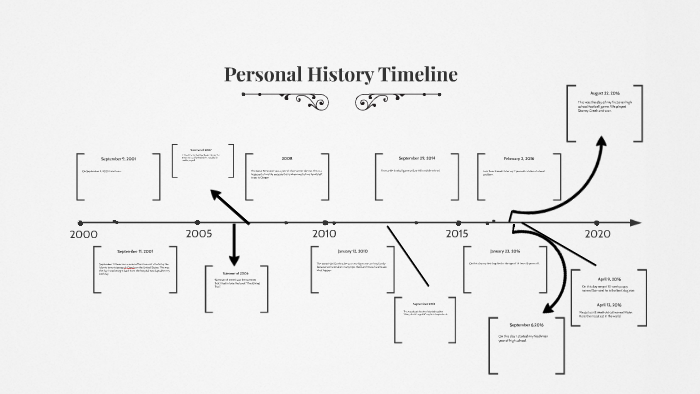 Personal History Timeline by Brett Almany