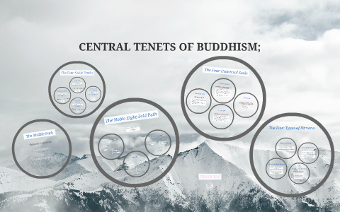 a central tenet of buddhism is