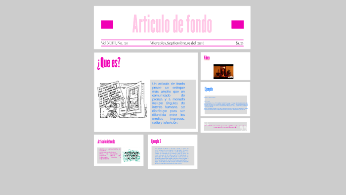 Articulo de fondo by Gretel Garfias