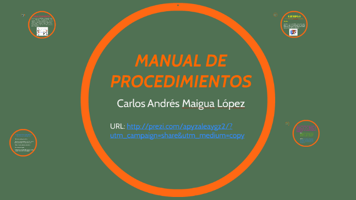 MANUAL DE PROCEDIMIENTOS by Carlos Maigua