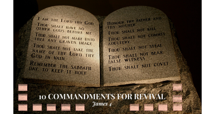 10 COMMANDMENTS FOR REVIVAL by South Center Baptist Church on Prezi