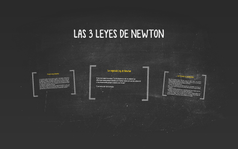 LAS 3 LEYES DE NEWTON by Abrahan Daniel Sánchez Ortega