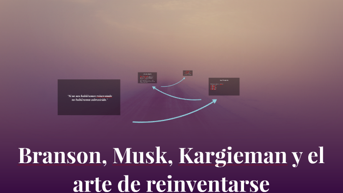Branson Musk Kargieman Y El Arte De Reinventarse prezi.com