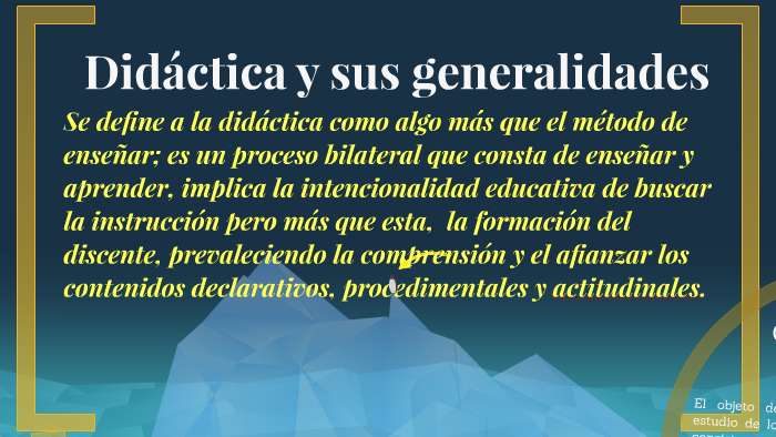 Generalidades de la didáctica by Mei Agustín on Prezi