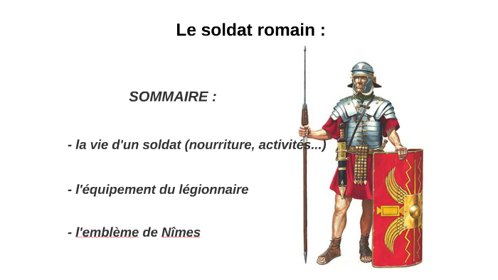 équipement légionnaire romain