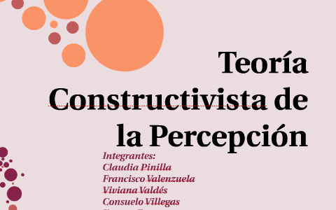 teoría constructivista