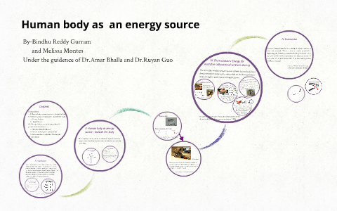 what is the main source of energy for body cells