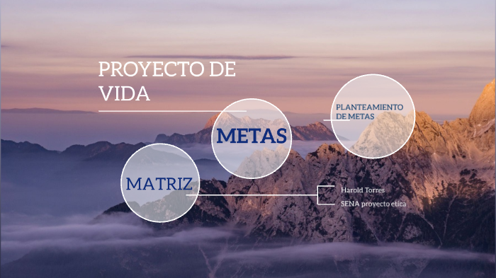 PROYECTO DE VIDA by harold torres on Prezi