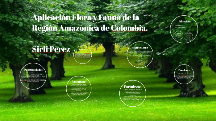 Aplicación Flora y Fauna de la Región Amazónica de Colombia. by sirli perez