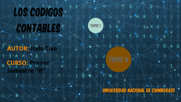 Los Códigos Contables by italo tixe on Prezi