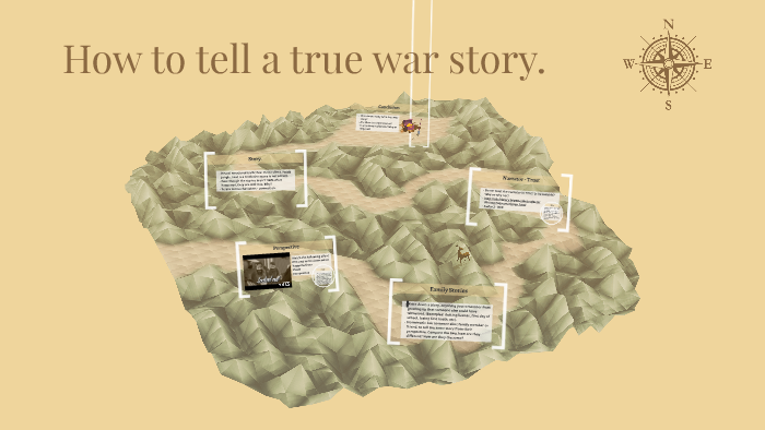 thesis statement for how to tell a true war story