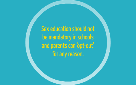Реферат: Sex Education In The Public School System