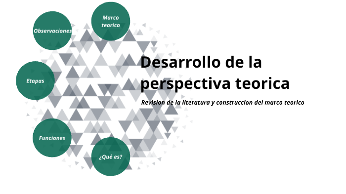 Desarrollo De La Perspectiva Teorica By José Carmen Perez González On Prezi