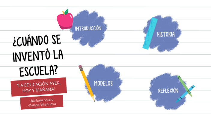¿Cuándo se inventó la escuela? by Daiana Villanueva on Prezi