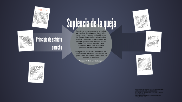 Suplencia de la queja by Narda Tello on Prezi