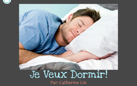 comment dire je veux dormir en anglais