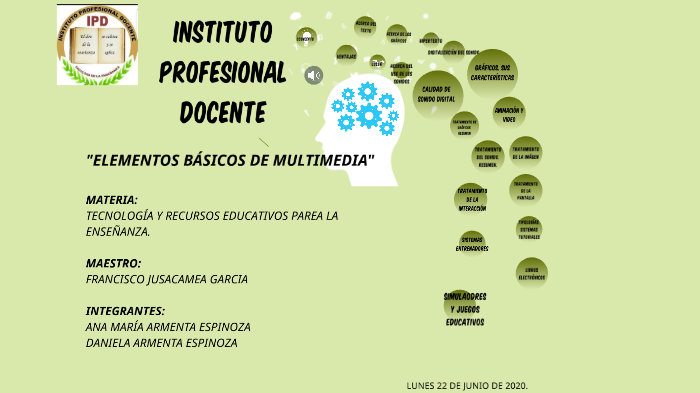 ELEMENTOS BÁSICOS DE MULTIMEDIA by DANIELA ARMENTA on Prezi