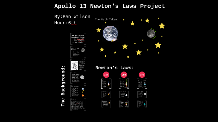 Apollo 13 Newton's Law Project by Ben Wilson on Prezi