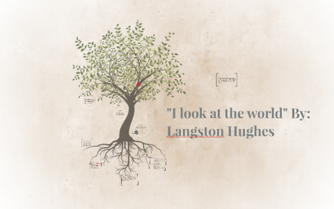 i look at the world langston hughes