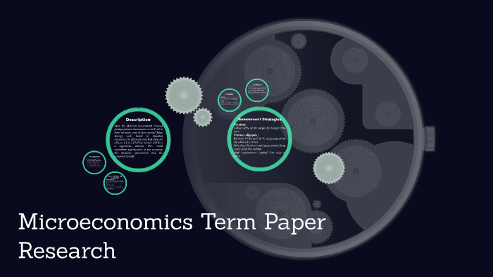 term papers in microeconomics