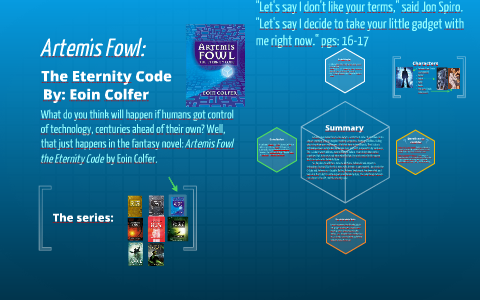 artemis fowl the eternity code