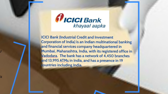 Icici Bank Industrial Credit And Investment Corporation Of By