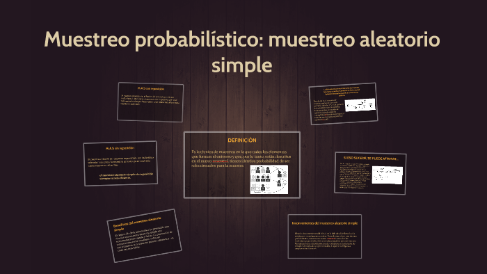 Muestreo probabilístico: muestreo aleatorio simple by Veronica Mira on ...