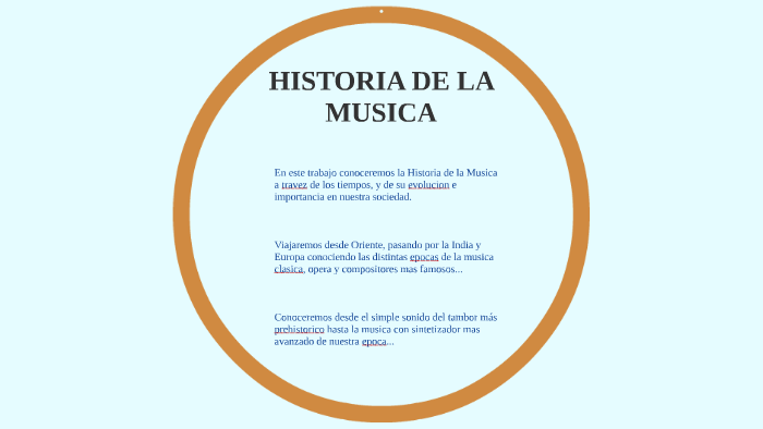 En este trabajo conoceremos la Historia de la Musica a trave by antonio ...