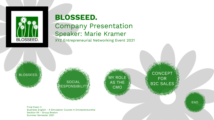Company Presentation Final Exam II by Marie Kramer on Prezi