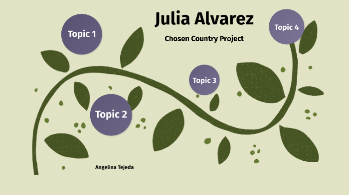 Julia Alvarez by Angelina Tejeda on Prezi
