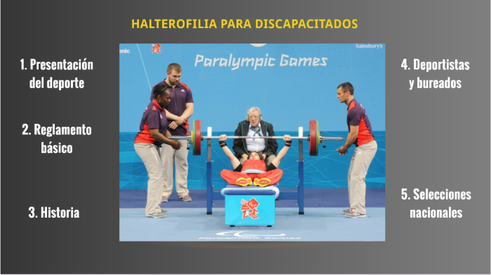 Halterofilia Para Personas Con Discapacidad By Ivan Rodriguez