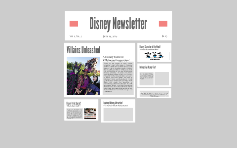 Disney Newsletter by Jordan Rae on Prezi