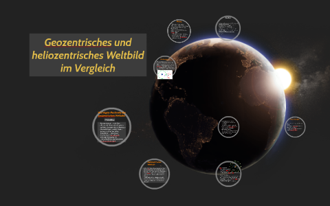 Geozentrisches und heliozentrisches Weltbild im Vergleich by Rebecca ...