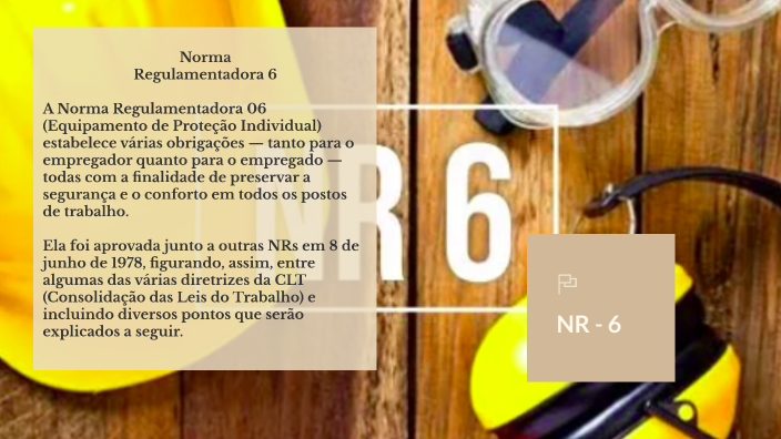 Norma Regulamentadora 6 By Kamilly Oliveira On Prezi