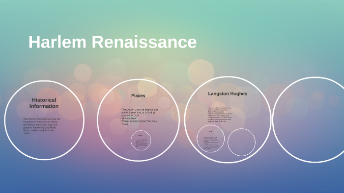 Harlem Renaissance by shakyia burgess on Prezi