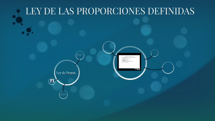 Ley De Las Proporciones Definidas By Cire Ecra 6634