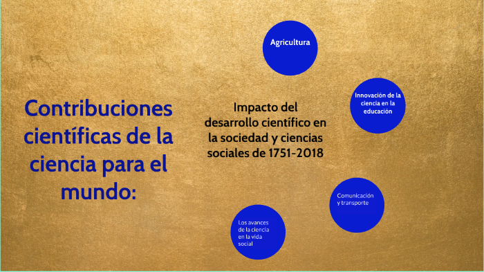 Contribuciones De Las Ciencias Sociales A La Ciencia