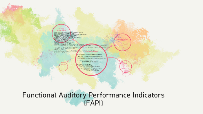 Functional Auditory Performance Indicators (FAPI) by sol Lee on Prezi