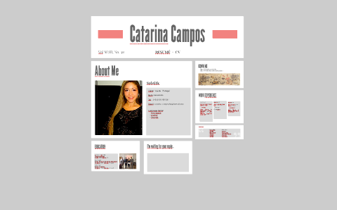 RESUMÉ - CV By Catarina Campos On Prezi