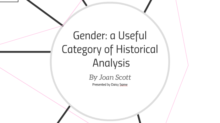 Gender: A Useful Category Of Historical Analysis By Daisy Sarne